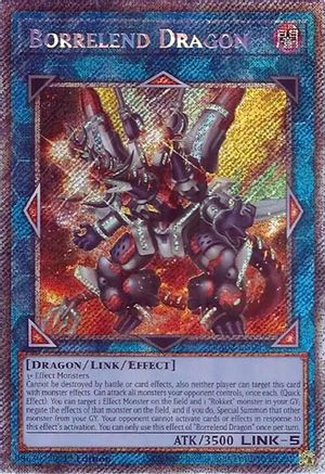 Image of Borrelend Dragon (Platinum Secret Rare) (RA02-EN043) - 25th Anniversary Rarity Collection II 1st Edition