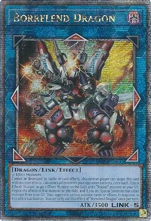 Image of Borrelend Dragon (Quarter Century Secret Rare) (RA02-EN043) - 25th Anniversary Rarity Collection II 1st Edition