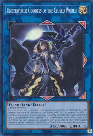 Image of Underworld Goddess of the Closed World (RA02-EN045) - 25th Anniversary Rarity Collection II 1st Edition