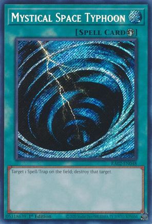 Image of Mystical Space Typhoon (Secret Rare) (RA02-EN048) - 25th Anniversary Rarity Collection II 1st Edition