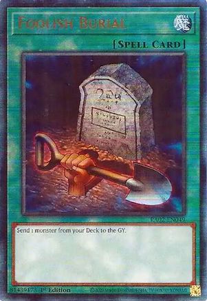 Image of Foolish Burial (PUR) (RA02-EN049) - 25th Anniversary Rarity Collection II 1st Edition