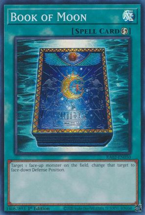 Image of Book of Moon (RA02-EN050) - 25th Anniversary Rarity Collection II 1st Edition