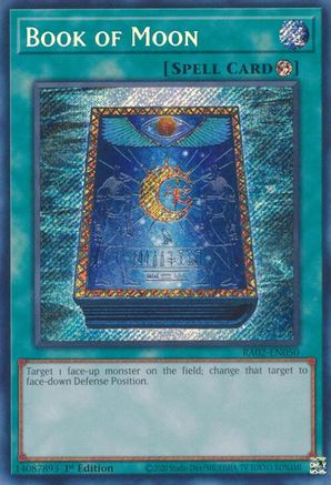 Image of Book of Moon (Secret Rare) (RA02-EN050) - 25th Anniversary Rarity Collection II 1st Edition