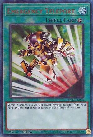 Image of Emergency Teleport (PUR) (RA02-EN053) - 25th Anniversary Rarity Collection II 1st Edition