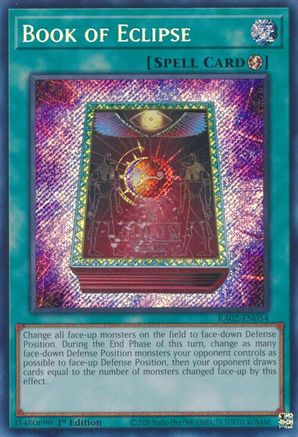 Image of Book of Eclipse (Secret Rare) (RA02-EN054) - 25th Anniversary Rarity Collection II 1st Edition