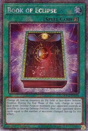 Image of Book of Eclipse (Platinum Secret Rare) (RA02-EN054) - 25th Anniversary Rarity Collection II 1st Edition