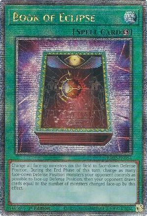 Image of Book of Eclipse (Quarter Century Secret Rare) (RA02-EN054) - 25th Anniversary Rarity Collection II 1st Edition