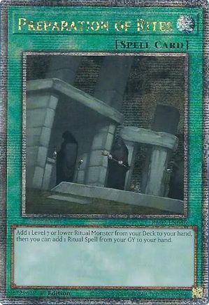 Image of Preparation of Rites (Quarter Century Secret Rare) (RA02-EN056) - 25th Anniversary Rarity Collection II 1st Edition