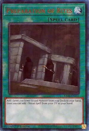 Image of Preparation of Rites (PUR) (RA02-EN056) - 25th Anniversary Rarity Collection II 1st Edition