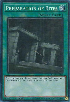 Image of Preparation of Rites (PCR) (RA02-EN056) - 25th Anniversary Rarity Collection II 1st Edition