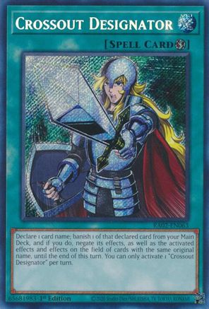 Image of Crossout Designator (Secret Rare) (RA02-EN063) - 25th Anniversary Rarity Collection II 1st Edition