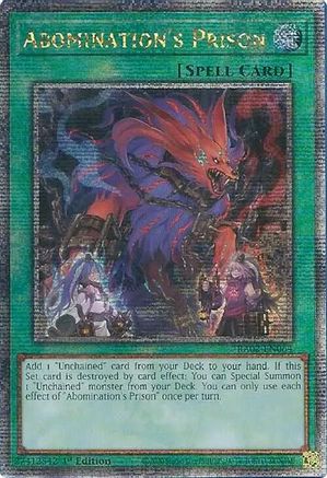 Image of Abomination's Prison (Quarter Century Secret Rare) (RA02-EN064) - 25th Anniversary Rarity Collection II 1st Edition