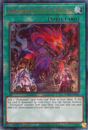 Image of Abomination's Prison (PUR) (RA02-EN064) - 25th Anniversary Rarity Collection II 1st Edition