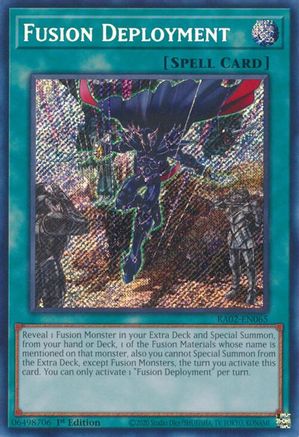 Image of Fusion Deployment (Secret Rare) (RA02-EN065) - 25th Anniversary Rarity Collection II 1st Edition
