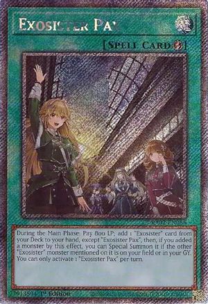 Image of Exosister Pax (Platinum Secret Rare) (RA02-EN066) - 25th Anniversary Rarity Collection II 1st Edition