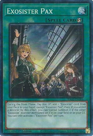 Image of Exosister Pax (PCR) (RA02-EN066) - 25th Anniversary Rarity Collection II 1st Edition