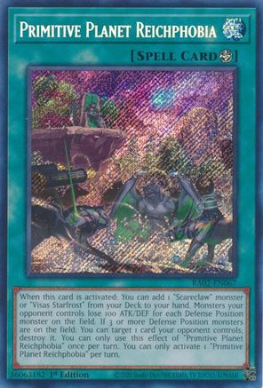 Image of Primitive Planet Reichphobia (Secret Rare) (RA02-EN067) - 25th Anniversary Rarity Collection II 1st Edition