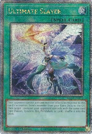 Image of Ultimate Slayer (Quarter Century Secret Rare) (RA02-EN070) - 25th Anniversary Rarity Collection II 1st Edition