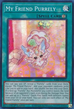Image of My Friend Purrely (RA02-EN071) - 25th Anniversary Rarity Collection II 1st Edition