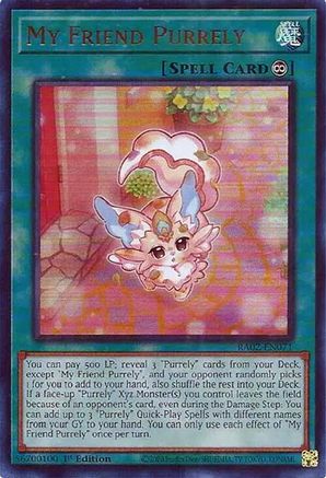 Image of My Friend Purrely (UR) (RA02-EN071) - 25th Anniversary Rarity Collection II 1st Edition