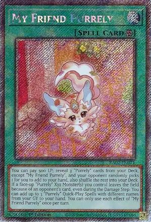 Image of My Friend Purrely (Platinum Secret Rare) (RA02-EN071) - 25th Anniversary Rarity Collection II 1st Edition