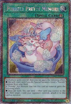 Image of Purrely Pretty Memory (Platinum Secret Rare) (RA02-EN072) - 25th Anniversary Rarity Collection II 1st Edition