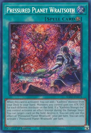 Image of Pressured Planet Wraitsoth (Secret Rare) (RA02-EN073) - 25th Anniversary Rarity Collection II 1st Edition