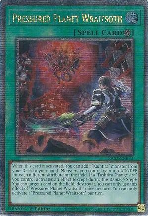 Image of Pressured Planet Wraitsoth (Quarter Century Secret Rare) (RA02-EN073) - 25th Anniversary Rarity Collection II 1st Edition