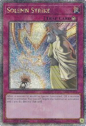 Image of Solemn Strike (Quarter Century Secret Rare) (RA02-EN079) - 25th Anniversary Rarity Collection II 1st Edition