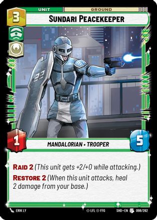 Image of Sundari Peacekeeper (098/262) - Shadows of the Galaxy Foil