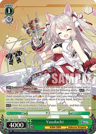 Image of Yuudachi (SP) (Silver Signature) (AZL/S102-E051SP SP) - Azur Lane