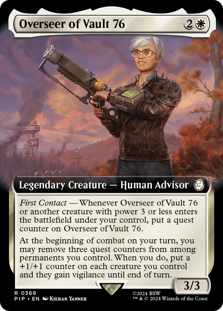Image of Overseer of Vault 76 (Extended Art) (PIP-368) - Fallout: (Extended Art)