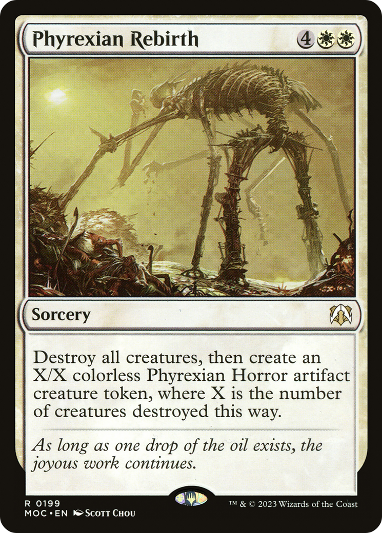 Image of Phyrexian Rebirth (MOC-199) - March of the Machine Commander