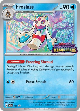 Image of Froslass 117  - Holofoil SV Scarlet & Violet Promo Cards - Promo
