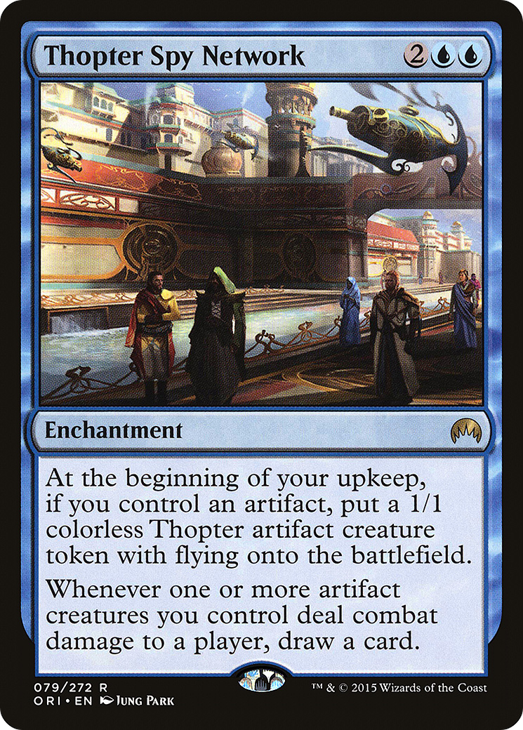 Image of Thopter Spy Network (ORI-079) - Magic Origins Foil
