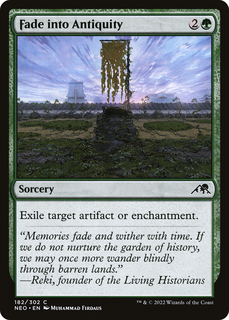 Image of Fade into Antiquity (NEO-182) - Kamigawa: Neon Dynasty
