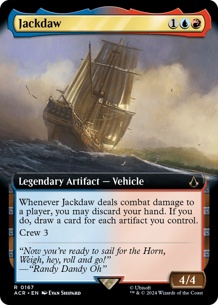 Image of Jackdaw (Extended Art) (ACR-167) - Assassin's Creed: (Extended Art) Foil
