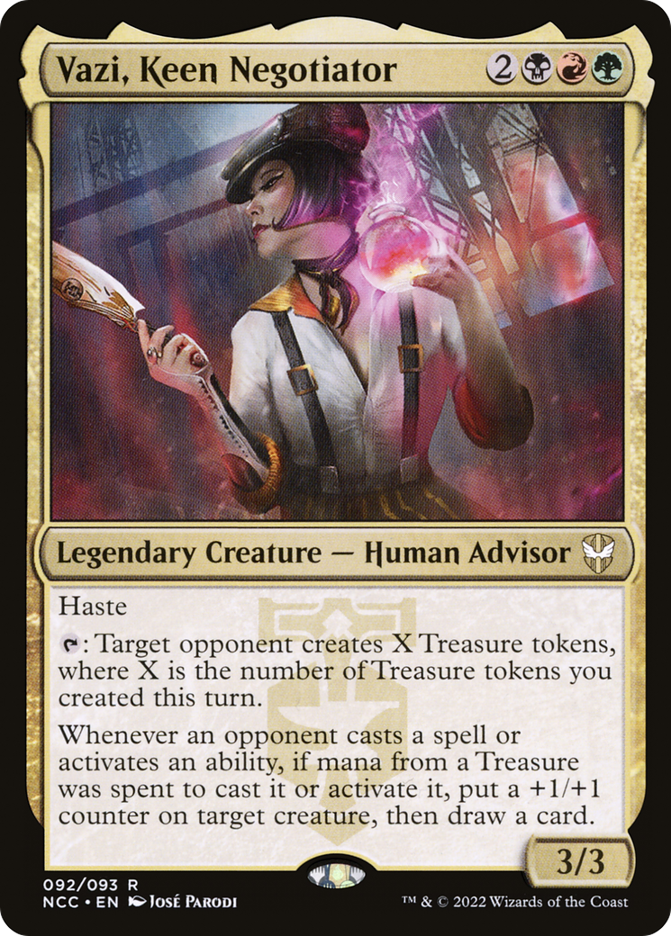 Image of Vazi, Keen Negotiator (NCC-092) - New Capenna Commander