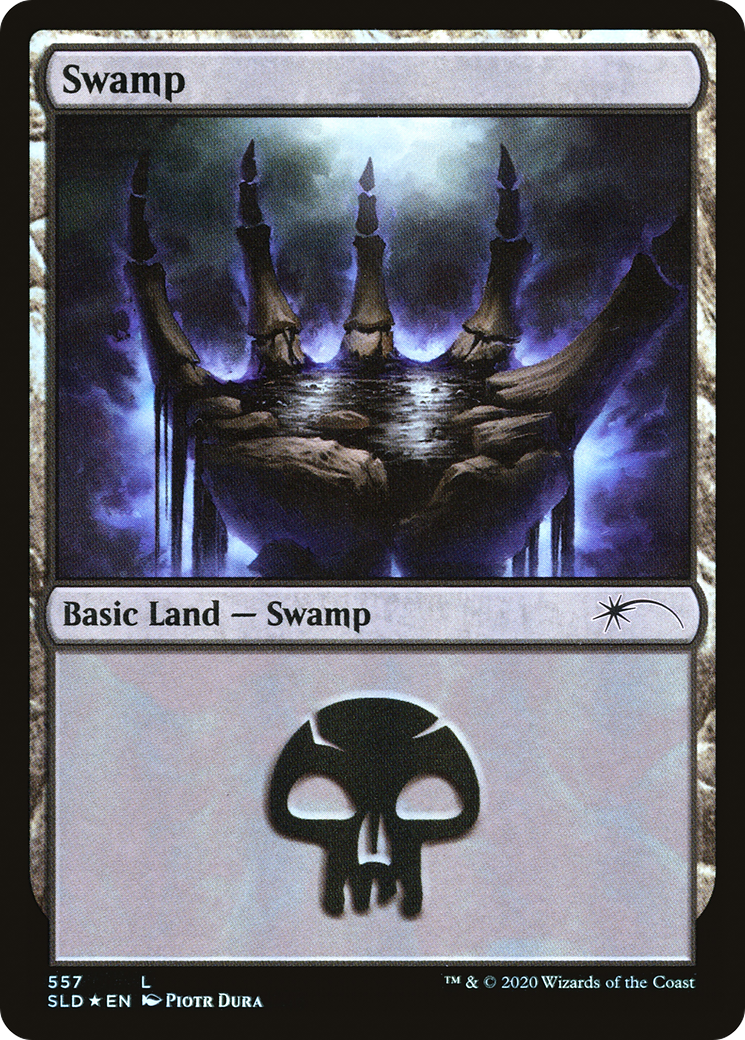 Image of Swamp (557) (SLD-557) - Secret Lair Drop Foil