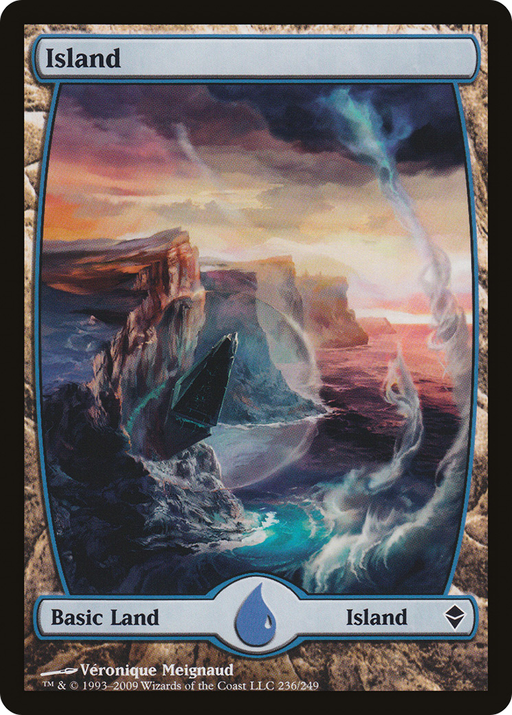 Image of Island (236) - Full Art (ZEN-236) - Zendikar