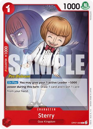 Image of Sterry (OP07-006) - 500 Years in the Future Pre-Release Cards