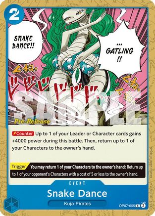 Image of Snake Dance (OP07-055) - 500 Years in the Future Pre-Release Cards
