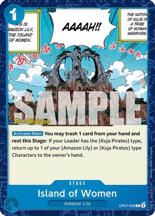 Image of Island of Women (OP07-058) - 500 Years in the Future Pre-Release Cards