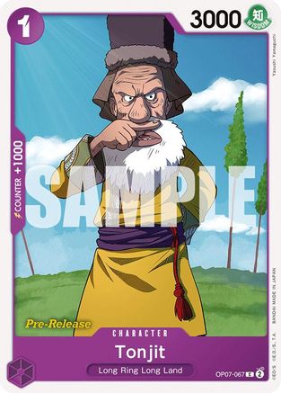 Image of Tonjit (OP07-067) - 500 Years in the Future Pre-Release Cards