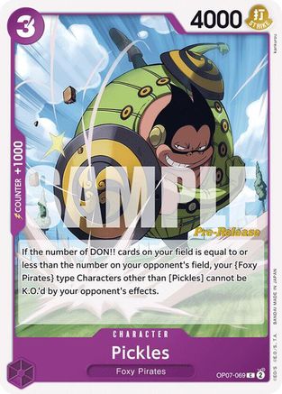 Image of Pickles (OP07-069) - 500 Years in the Future Pre-Release Cards