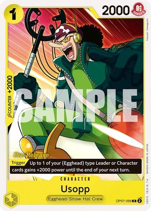 Image of Usopp (OP07-099) - 500 Years in the Future Pre-Release Cards