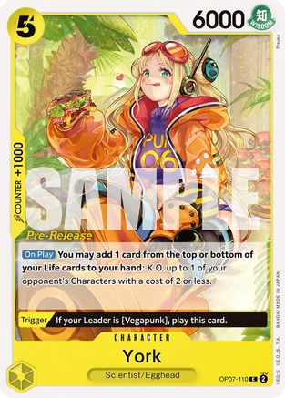 Image of York (OP07-110) - 500 Years in the Future Pre-Release Cards