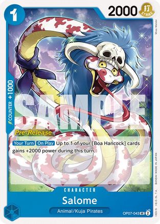 Image of Salome (OP07-043) - 500 Years in the Future Pre-Release Cards