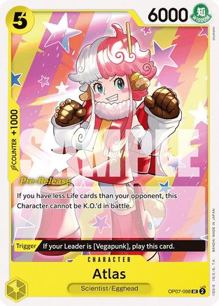 Image of Atlas (OP07-098) - 500 Years in the Future Pre-Release Cards