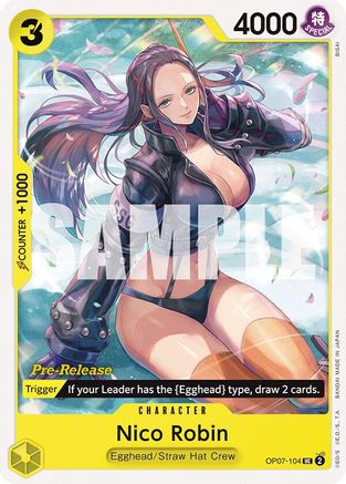 Image of Nico Robin (OP07-104) - 500 Years in the Future Pre-Release Cards